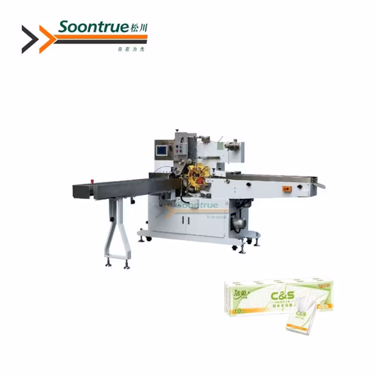 Macchina confezionatrice automatica per carta velina per fazzoletti