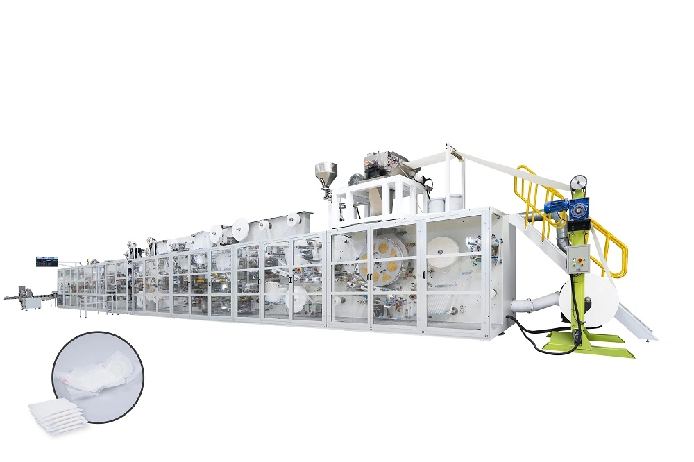 Full Servo Automatic Napkin Sanitary Making Machine Sanitary Napkin Production Line