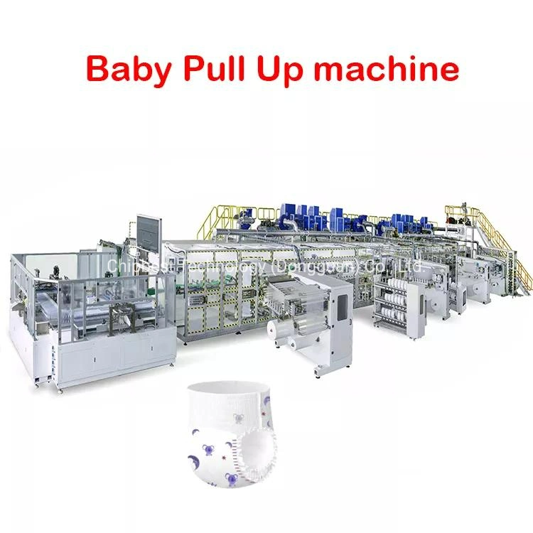 China Made Cheap Price Baby Diaper Adult Diaper Elastic Waistband Raw Material Baby Pull up Pant Making Machine