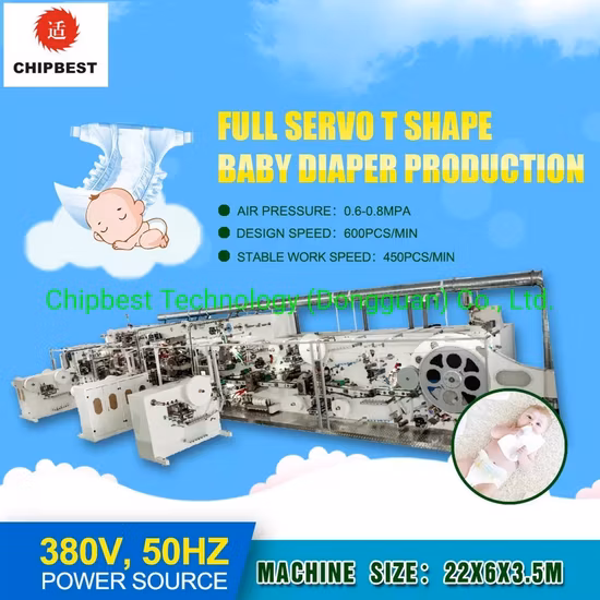 Produttore di macchine per pannolini per bambini completamente automatiche per la produzione di pannolini per bambini in Cina